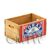 Dolls House Borax Soap Extract Branded Wooden Crate