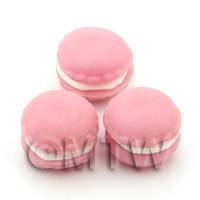 Handmade Pink Macaroon For Jewellery And Charms