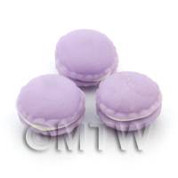 Handmade Mauve Macaroon For Jewellery And Charms