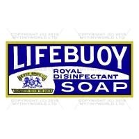 Dolls House Miniature Lifebuoy Soap Shop Sign Circa 1890