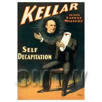 Dolls House Miniature Kellar Magic Poster - Short Latest Mystery 2