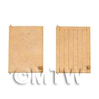 dollshouse miniature lasercut plain and cottage door options for kitchen cupboards