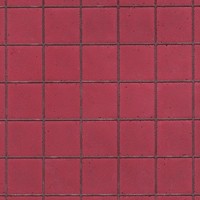 Handmade Red Kitchen Large Tile Dolls House Cladding