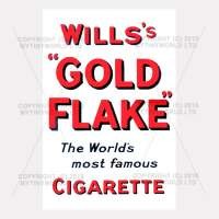 Dolls House Miniature Wills Gold Flake Cigarette Shop Sign Circa 1910