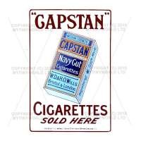 Dolls House Miniature Capstan Cigarette Shop Sign Circa 1910