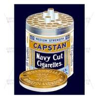 Dolls House Miniature Capstan Navy Cut Cigarette Shop Sign Circa 1910