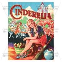 Dolls House Miniature 1930s Cinderella Theatrical Poster