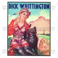 Dolls House Miniature 1930s Dick Whittington Theatrical Poster