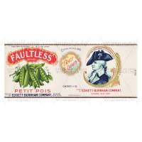 Dolls House Miniature Faultless Petit Pois Label (1930s)