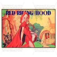 Dolls House Miniature 1930s Red Riding Hood Theatrical Poster