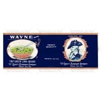 Dolls House Miniature Wayne Green Lima Beans Label (1930s)