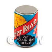 Dolls House Miniature Brier Rose Brand Wax Beans Can (1930s)