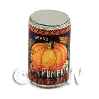 Dolls House Miniature Butterfly Brand Pumpkin Can (1890s)