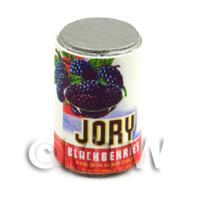 Dolls House Miniature Jory Brand Blackberries  Can (1930s)