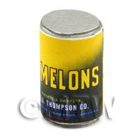 Dolls House Miniature Humdingers Brand Melon Can (1930s)