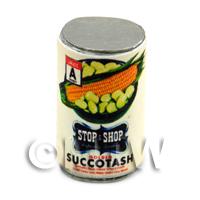 Dolls House Miniature Stop And Shop Brand Succotash Can (1930s)