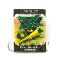 Dolls House Miniature Garden Hamburg Parsley Seed Packet