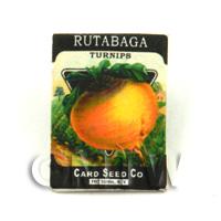 Dolls House Miniature Garden Rutabaga Seed Packet