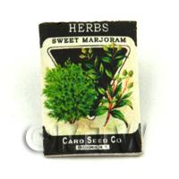 Dolls House Miniature Garden Marojam Seed Packet