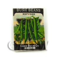 Dolls House Miniature Garden Refugee Beans Seed Packet