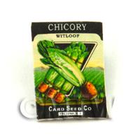 Dolls House Miniature Garden Witloof Chicory Seed Packet