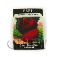 Dolls House Miniature Garden Detroit Beetroot Seed Packet