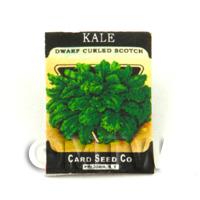 Dolls House Miniature Garden Scotch Kale Seed Packet