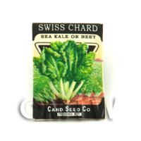 Dolls House Miniature Garden Swiss Chard Seed Packet