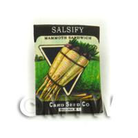 Dolls House Miniature Garden Salsify Seed Packet