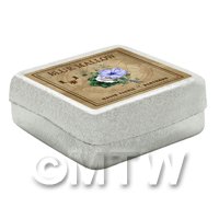 Dolls House Herbalist/Apothecary Blue Mallow Square Herb Box