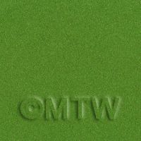 Dolls House Miniature Dark Meadow Green Landscape Mat