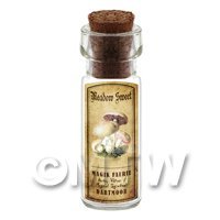 Dolls House Apothecary Meadow Sweet Fungi Bottle And Colour Label