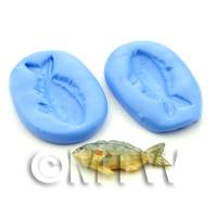 Dolls House Miniature Yellow And Silver Fish Silicone Mould
