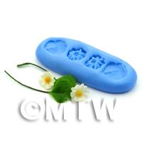 Dolls House Miniature Strawberry Blossom Silicone Mould