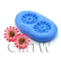 Dolls House Miniature Double Flower Silicone Mould