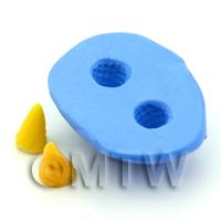 Dolls House Miniature Ice Cream Cone Silicone Mould