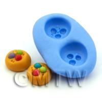 Dolls House Miniature Smartie Cookie Silicone Mould