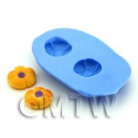 Dolls House Miniature Flower Shape Biscuit Silicone Mould