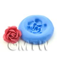 Dolls House Miniature Large Rose Head Silicone Mould
