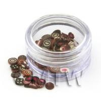 Mixed Chocolate Nail Art Pot Containing 120 Slices