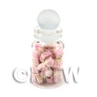 Miniature Handmade Nougat Pieces In a Glass Jar 