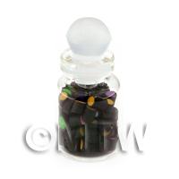 Dolls House Coloured Liquorice Sweets In a Glass Jar