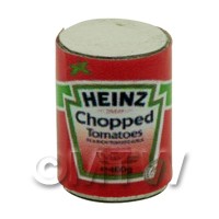 Dolls House Miniature Heinz Chopped Tomatoes