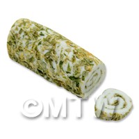 Dolls House Miniature Handmade Garlic And Herb Roulade