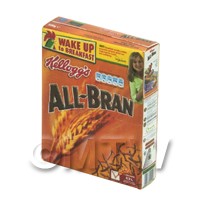 Dolls House Miniature Box of Kellogs All Bran