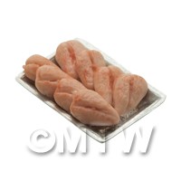  Dolls House Miniature Chicken Breasts 