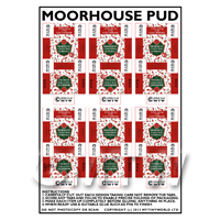 Dolls House Miniature Packaging Sheet of 6 Moorhouse Pudding Boxes