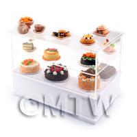 Dolls House Miniature Left Hand Chocolate Orange Cake Counter