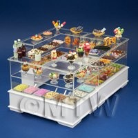 Complete Triple Dessert Sweet Shop Counter