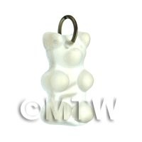 Translucent Clear Jelly Bear Charm